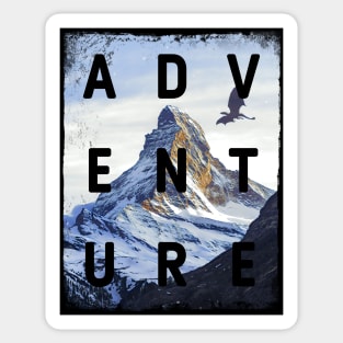 Adventure - Lonely Mountain - Dragon - Fantasy Sticker